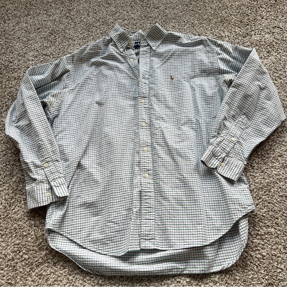 Ralph Lauren Blake plaid shirt L